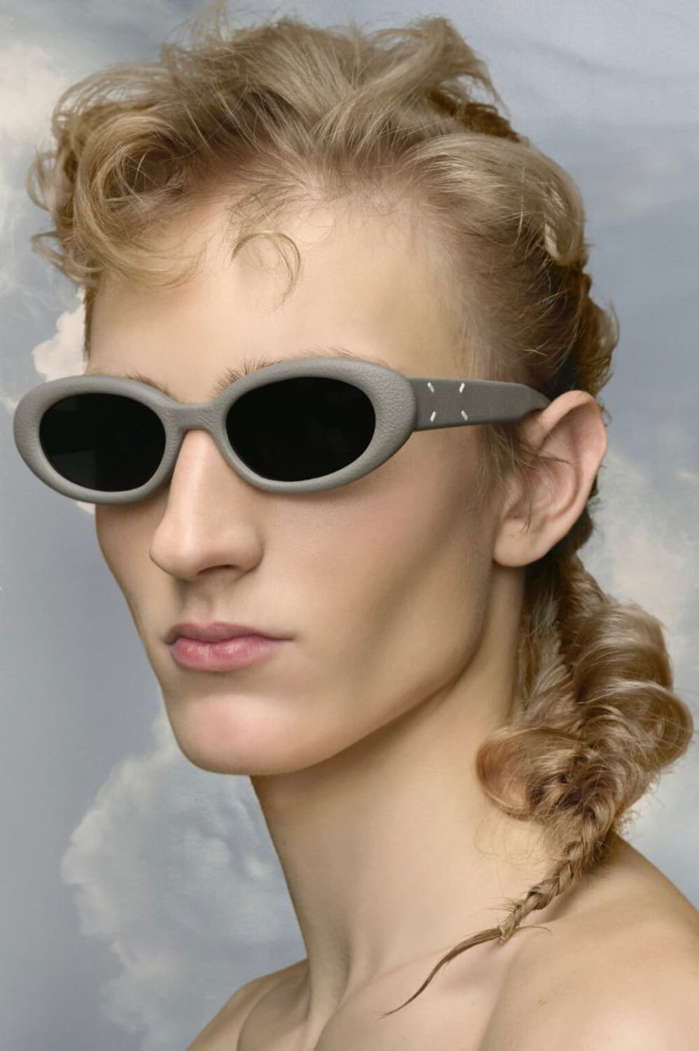 메종 마르지엘라x젠틀 몬스터 레더 107 선글라스 상품이미지1