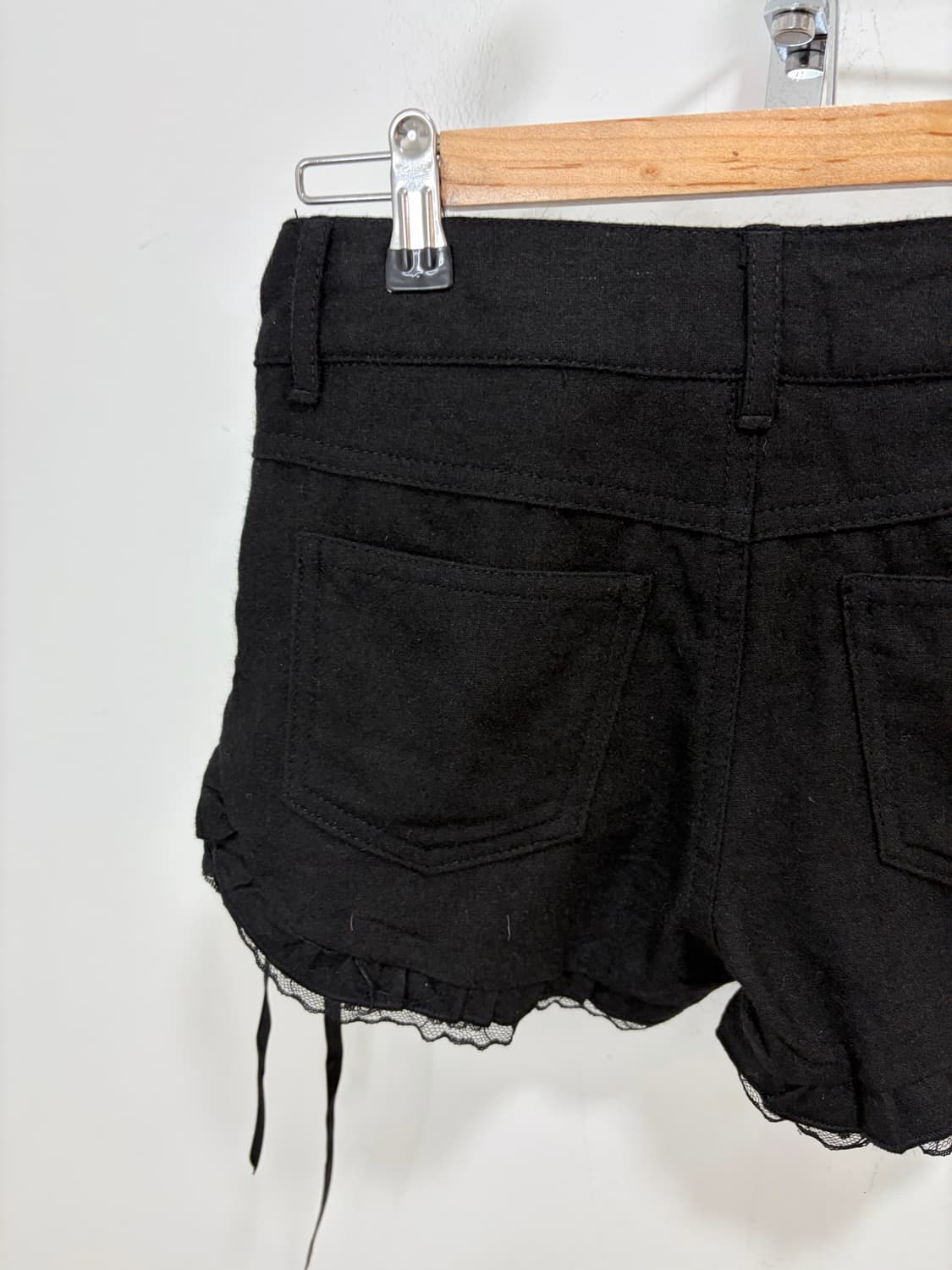 갸루 펑크 레이스 리본 반바지 숏팬츠 상품이미지6