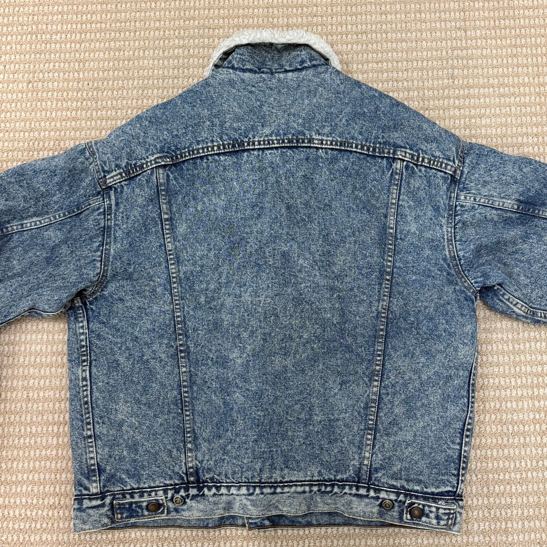 리바이스 워싱 트러커 쉐르파 데님 자켓 80년대 USA 상품이미지9