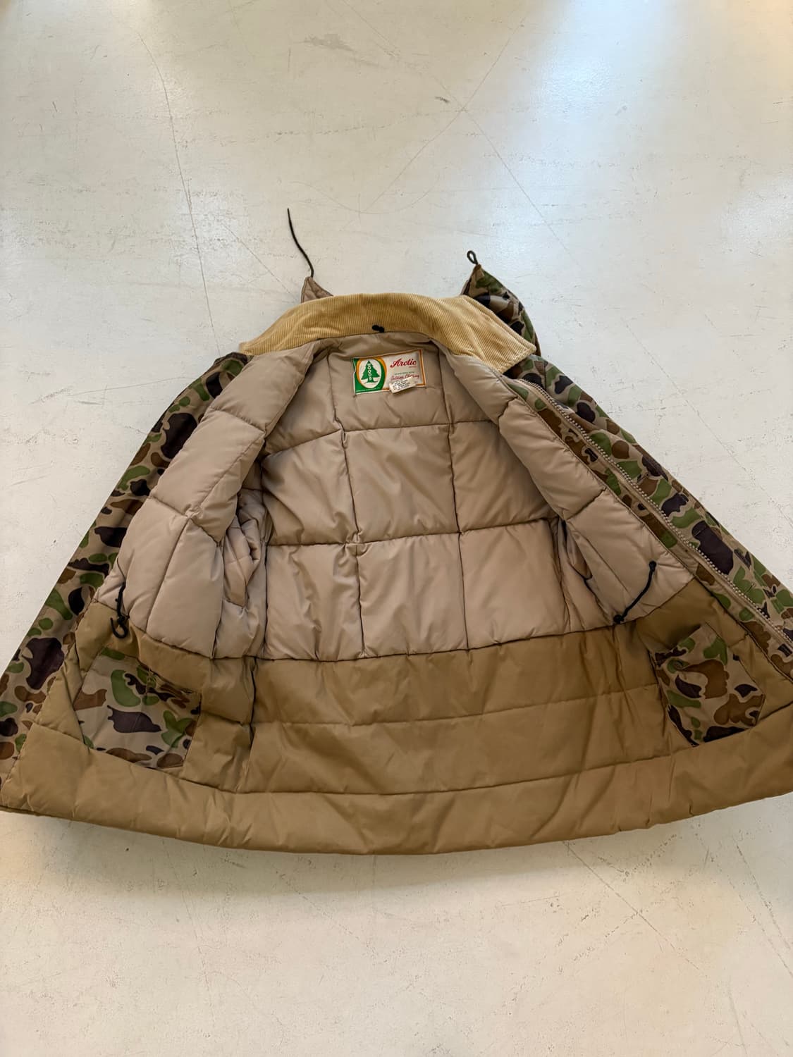 70‘s Woods Arctic Duck camo Down Parka. 상품이미지9