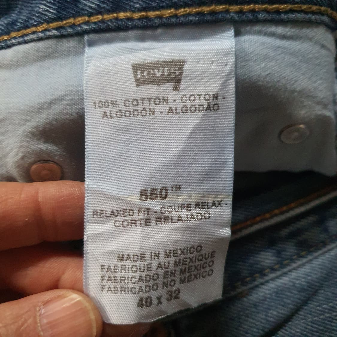 리바이스 550 빈티지  데님 No.20 상품이미지5