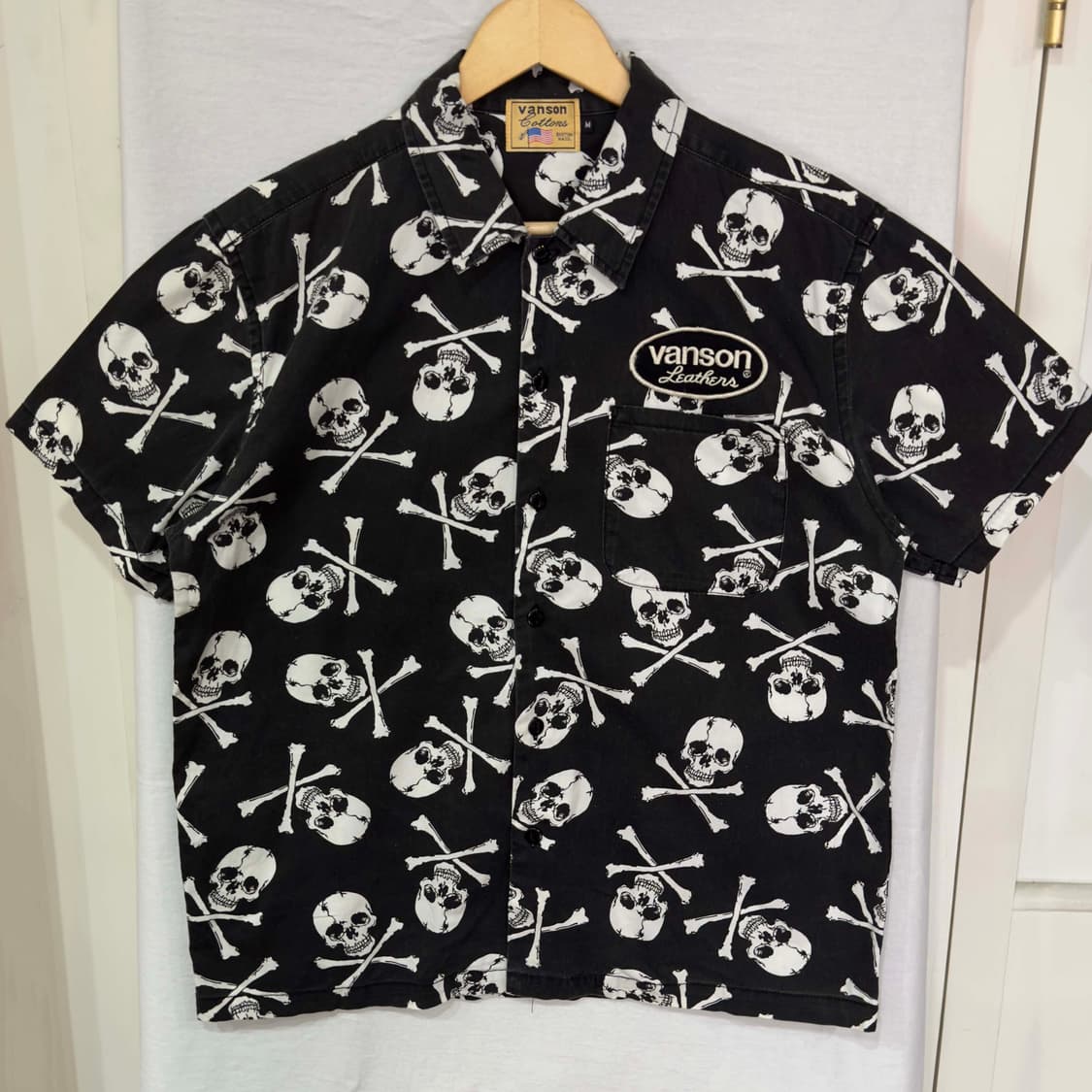 Vanson Leather 벤슨 레더 반팔 셔츠 상품이미지1
