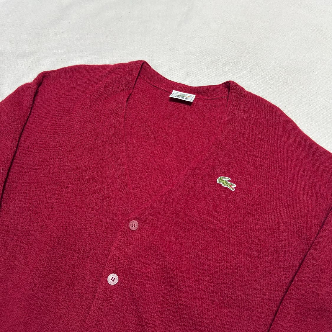2XL 라코스테 빈티지 울 가디건 상품이미지1