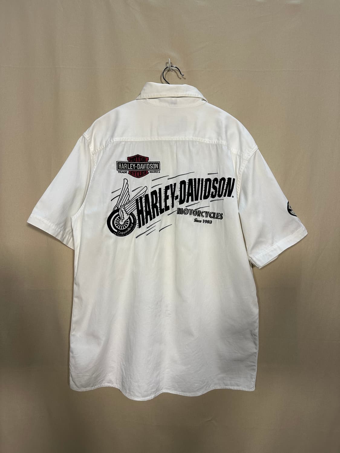 할리데이비슨 반팔 스트라이프 셔츠 처분  상품이미지4