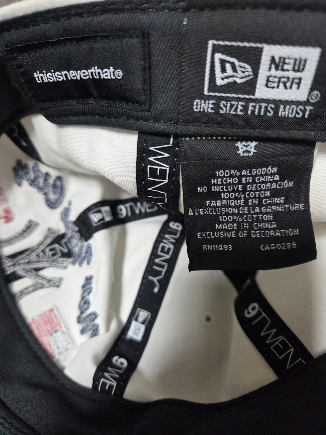 디스이즈네버댓 x mlb 콜라보 볼캡 상품이미지3