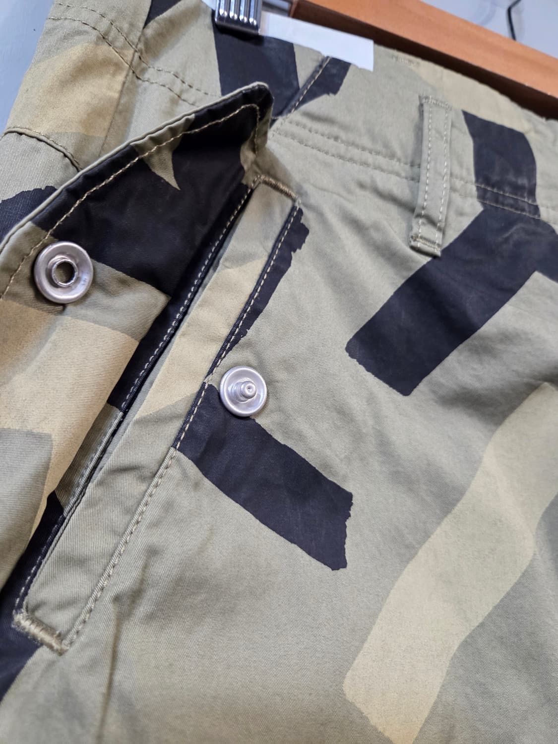 G-STAR 카키 블랙 패턴 카고 바지(30) 상품이미지3