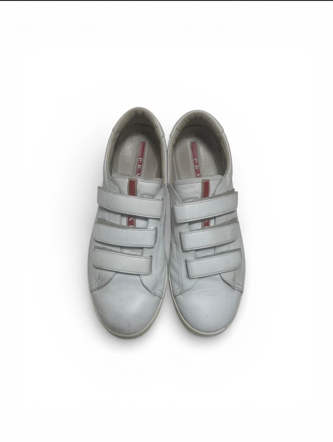 프라다 레더 벨크로  스니커즈  상품이미지3