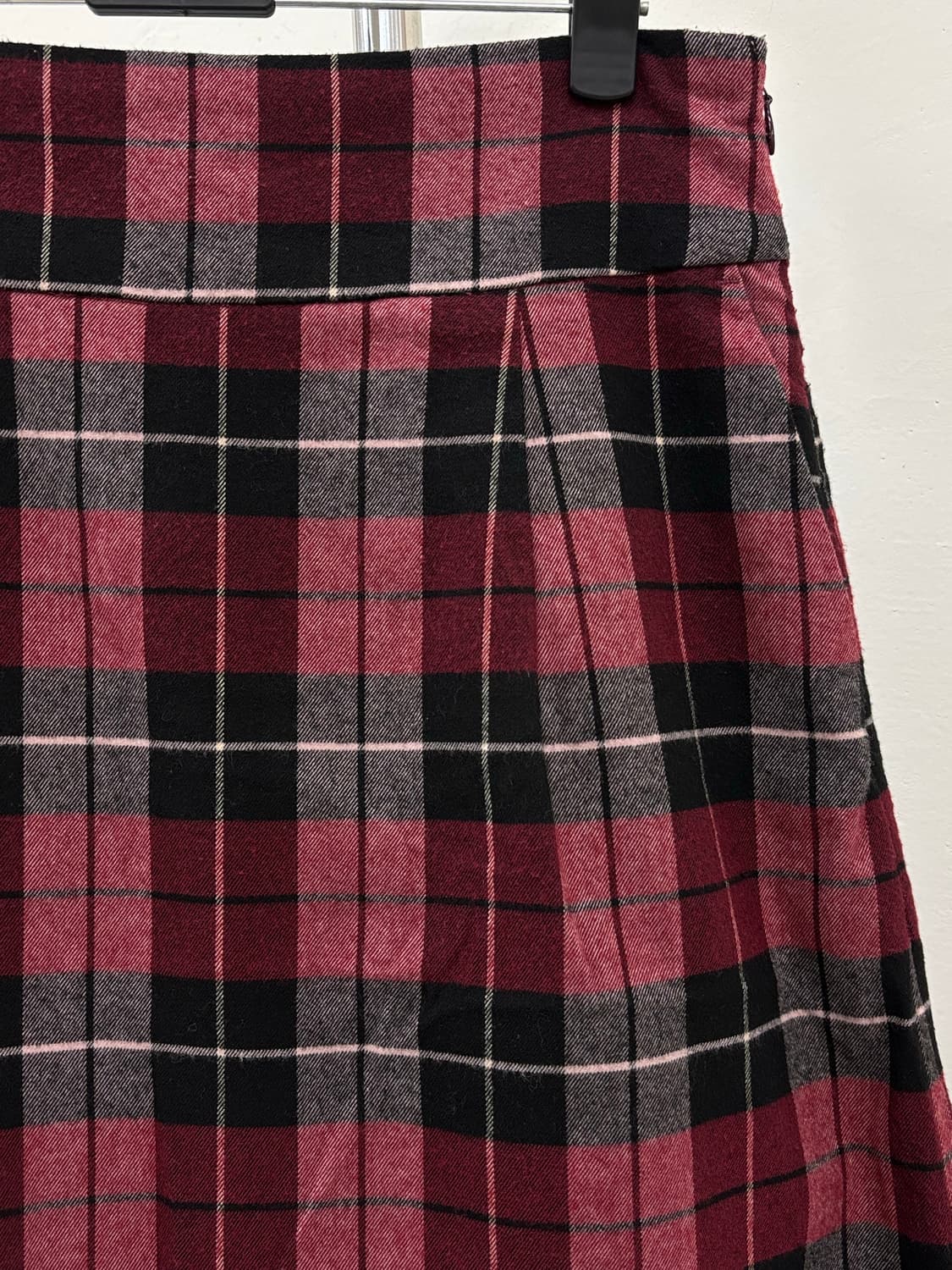 빈티지 체크 스커트 상품이미지5