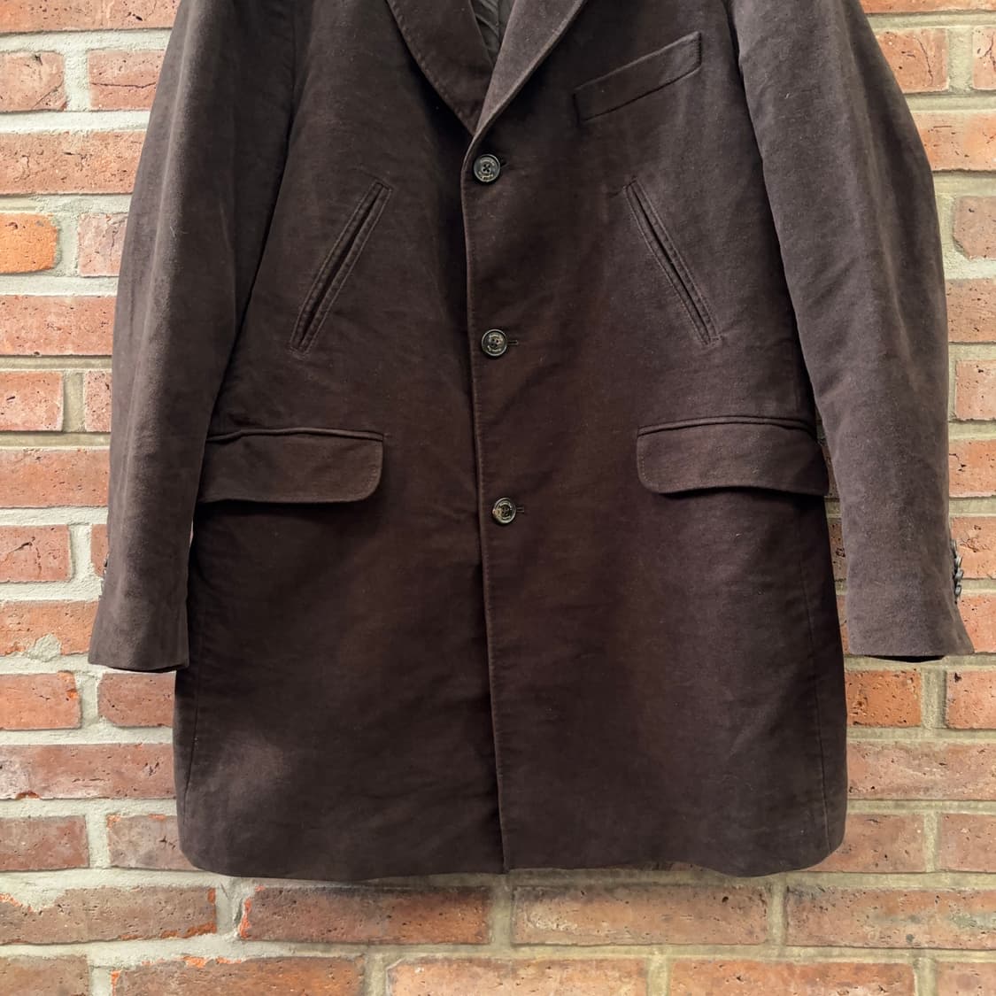 마시모두띠 Massimo Dutti 엑스트라 파인 코튼 싱글 코트 상품이미지5