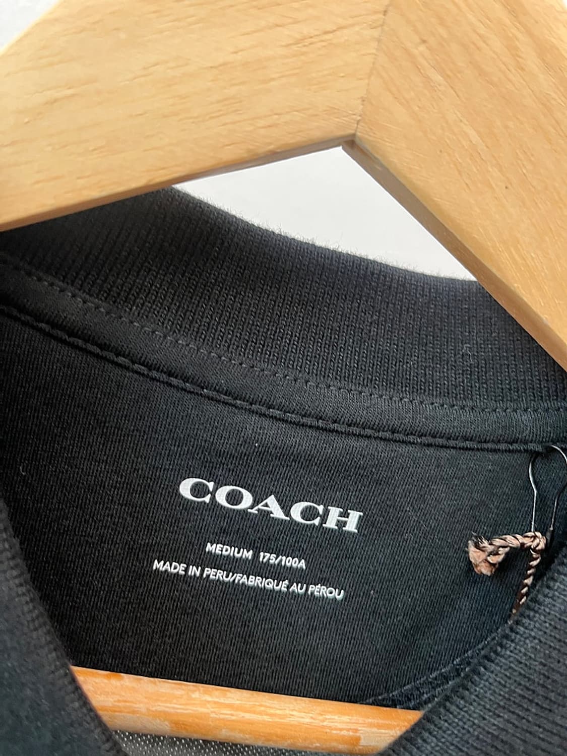 100) 코치 24ss 로고 반팔 카라티  상품이미지3