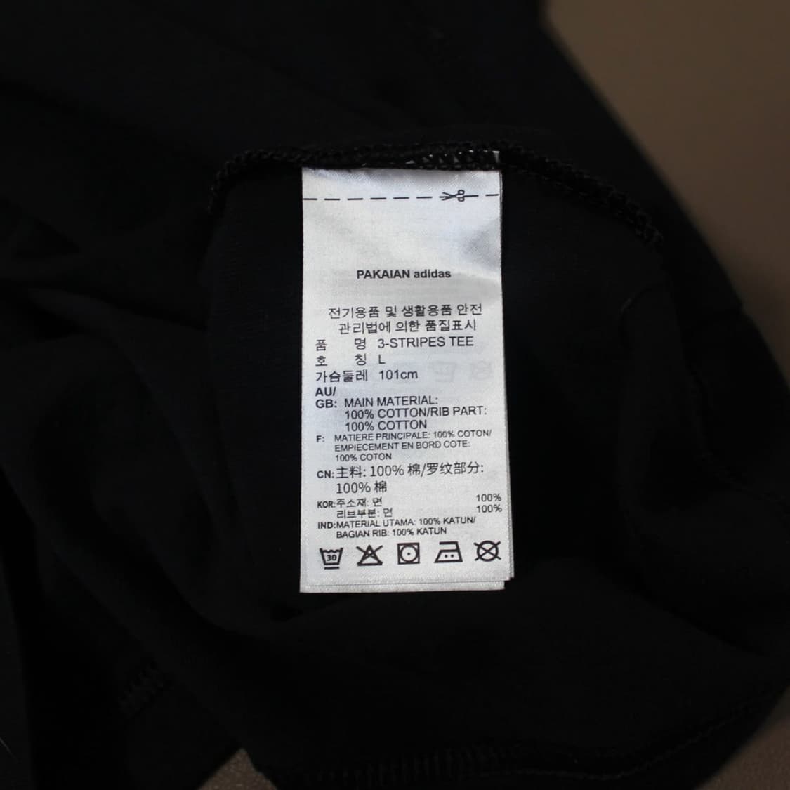 Adidas 아디다스 트레포일 검흰 라운드 반팔 상품이미지4