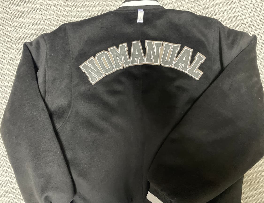 노메뉴얼 바시티자켓 누빔 M 상품이미지6