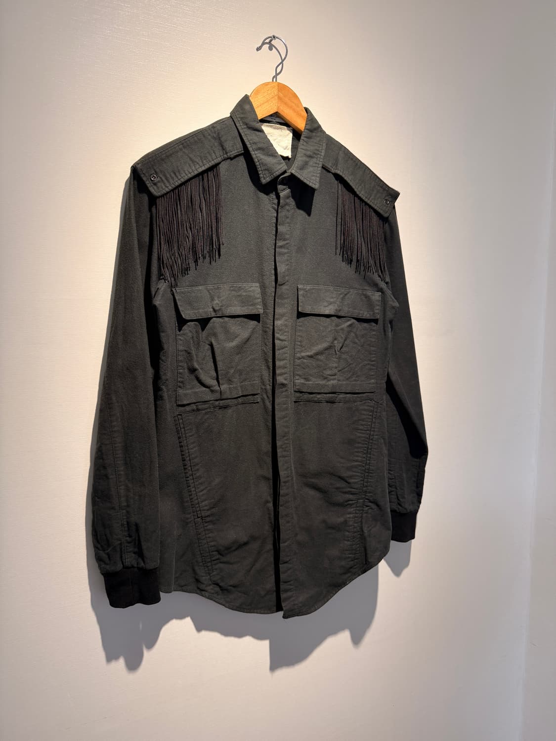 17AW Re-Edition Back Zip Fringe Shirt 상품이미지7