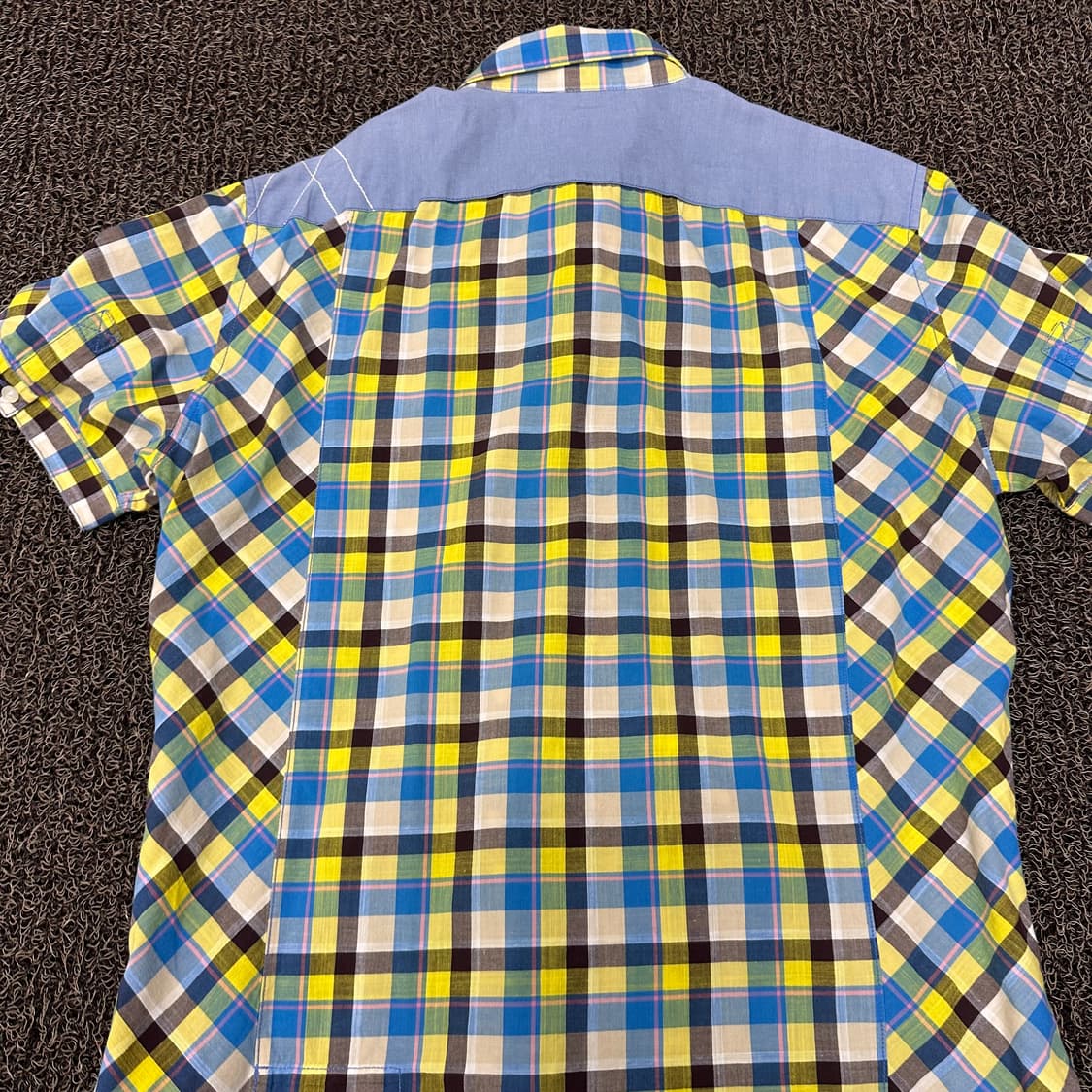 INTERMEZZO 인터메조 체크 반팔 셔츠 105(XL) 상품이미지6