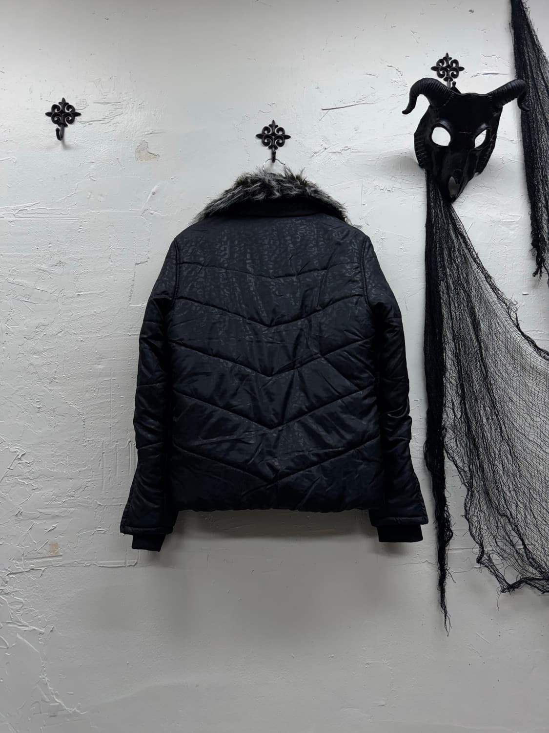 Semantic design 00s vkei leopard fur jac 상품이미지6