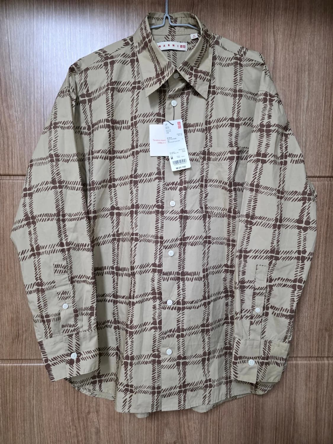 [새제품] 유니클로 x 마르니 오버사이즈 프린트 셔츠 M 상품이미지1
