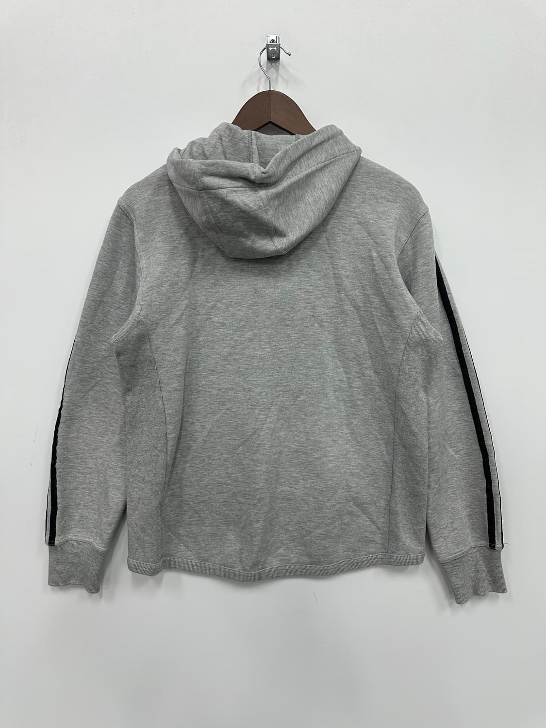 아디다스 그레이 블랙 반집업 후드티  상품이미지5