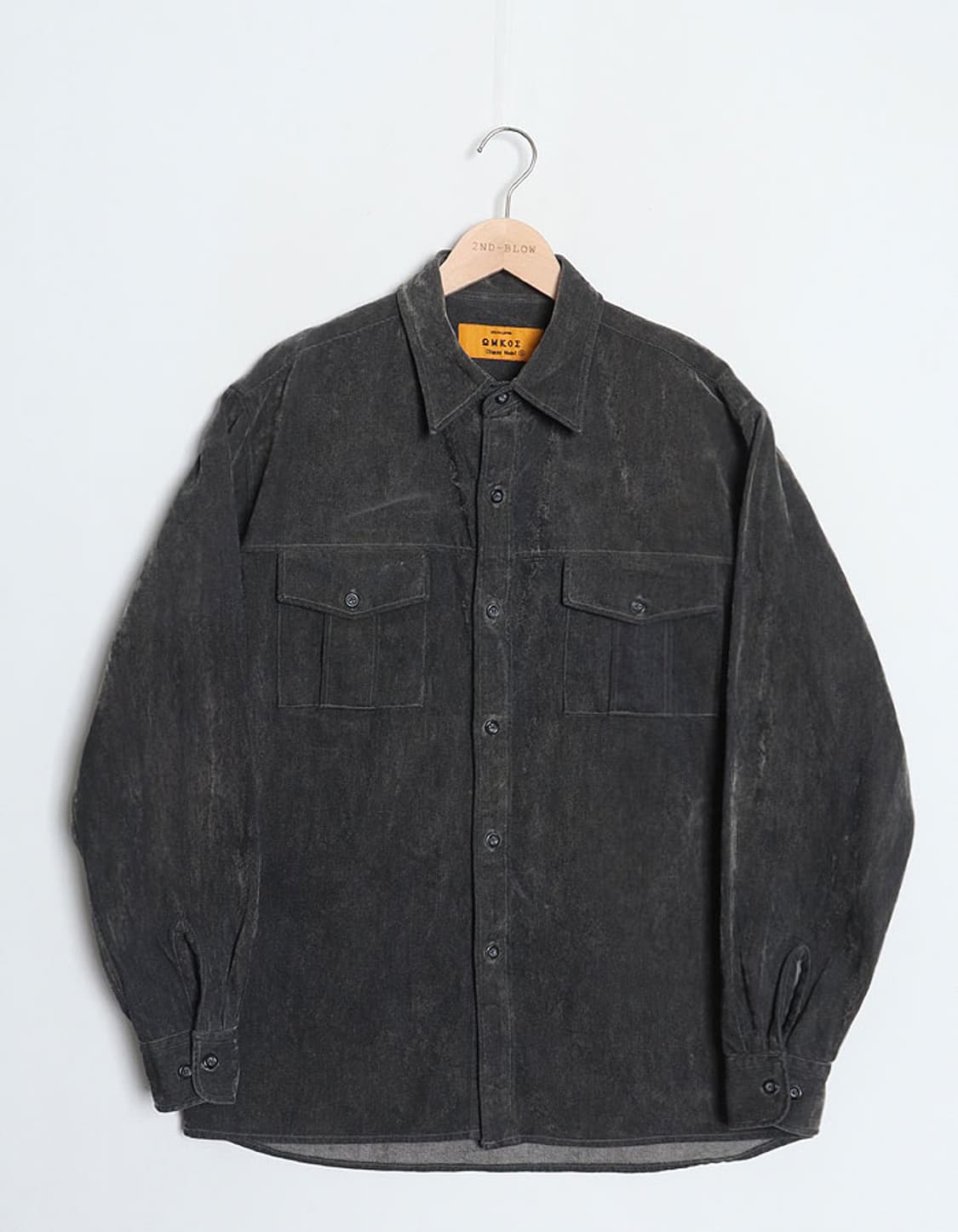 ΡΟΔΟΣ Satin Denim Work Shirts 상품이미지1