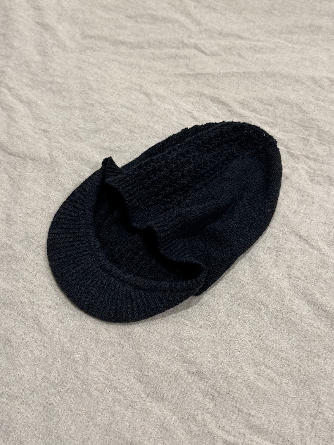 요지야마모토 믹스드 패브릭 비니 캡 상품이미지2