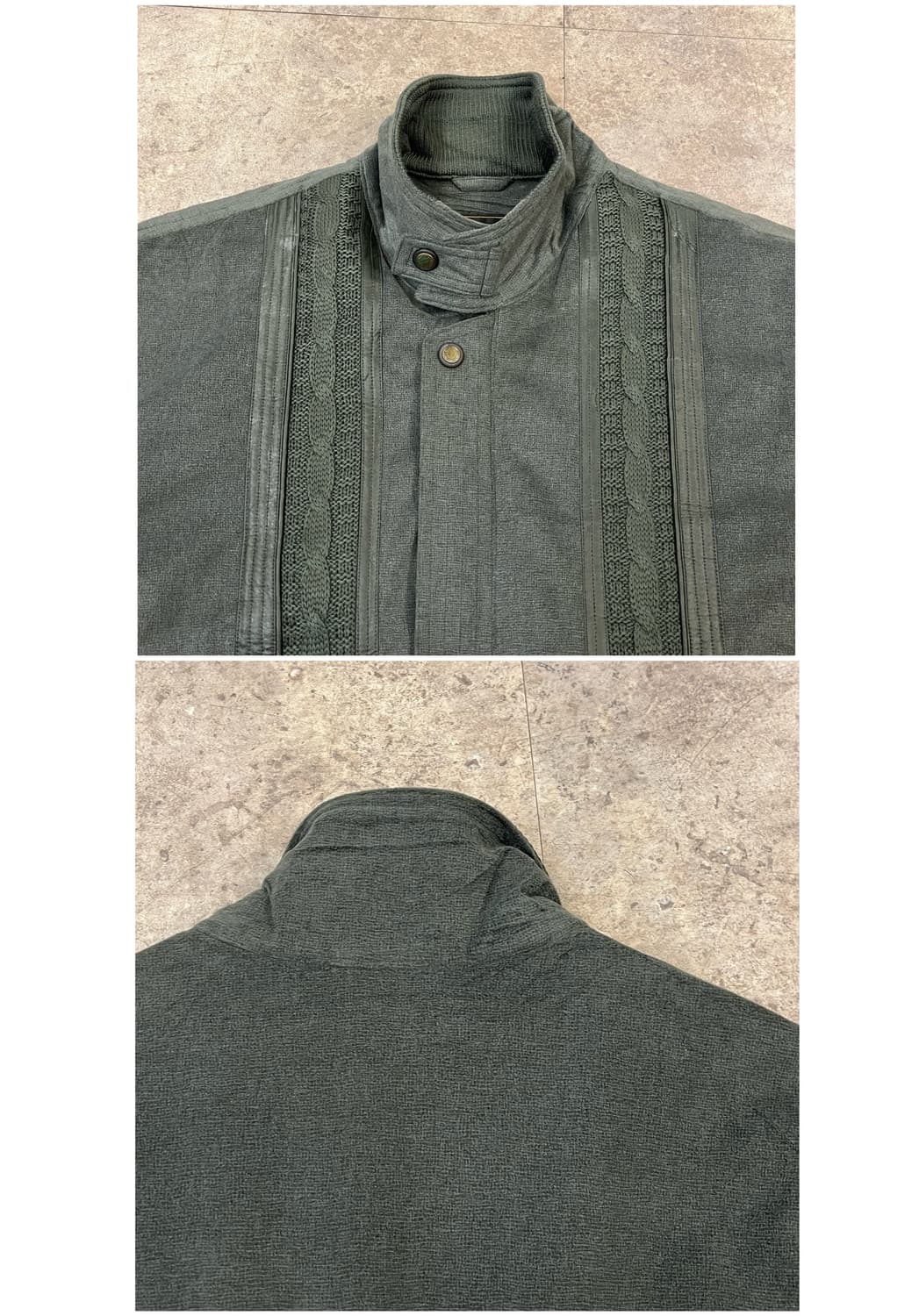 지아니 발렌티노 해링턴 자켓 딥그레이 L #csz1838 상품이미지4