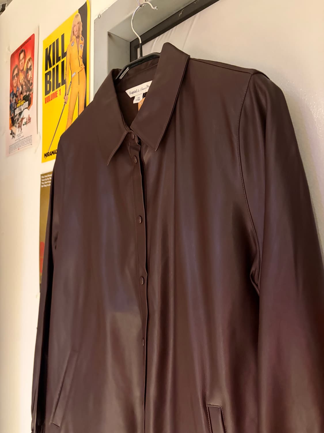 라삐아프 레더 셔츠자켓 상품이미지4