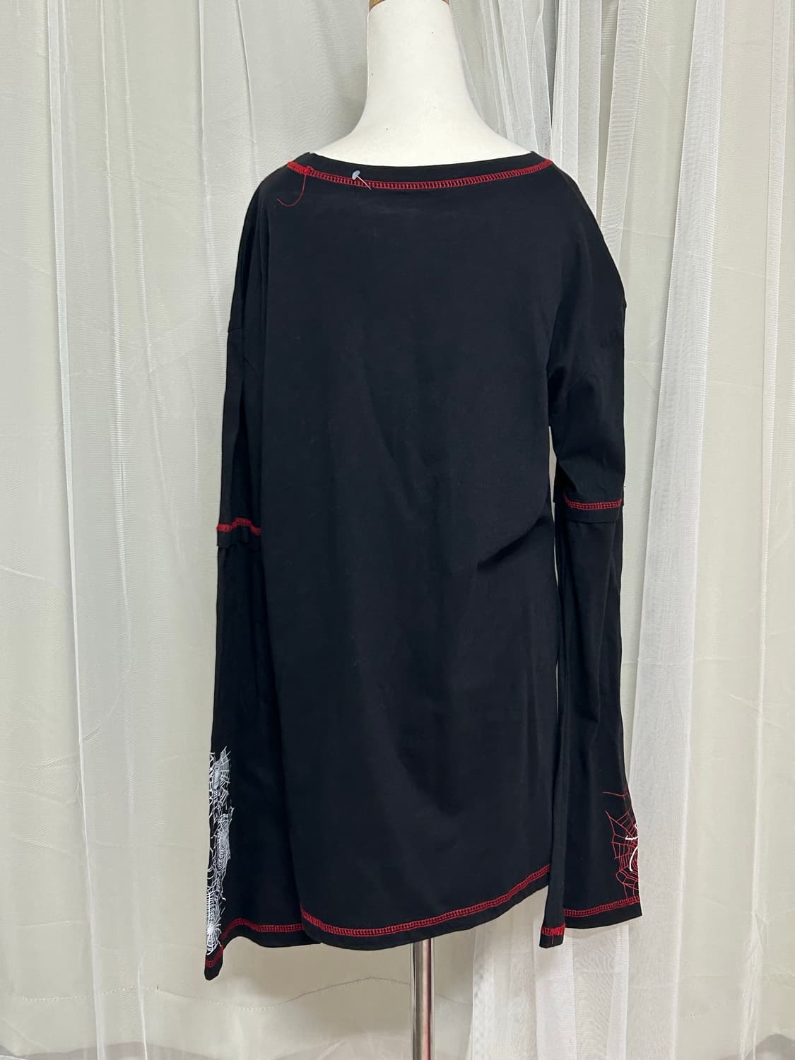 펑크 스티치 디테일 레이어드 롱슬리브 상품이미지2