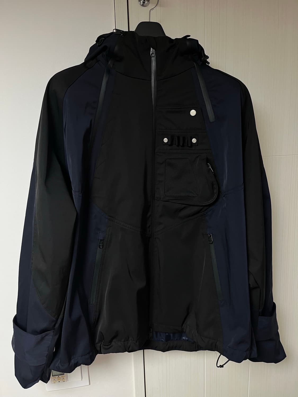 언더마이카 카메 멀티 지퍼 터틀 쉘 파카 에프터 미드나잇 상품이미지1