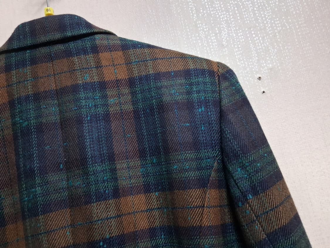 Addenda by RENOWN  체크모직쟈켓  부드러운 순모 6677 상품이미지6