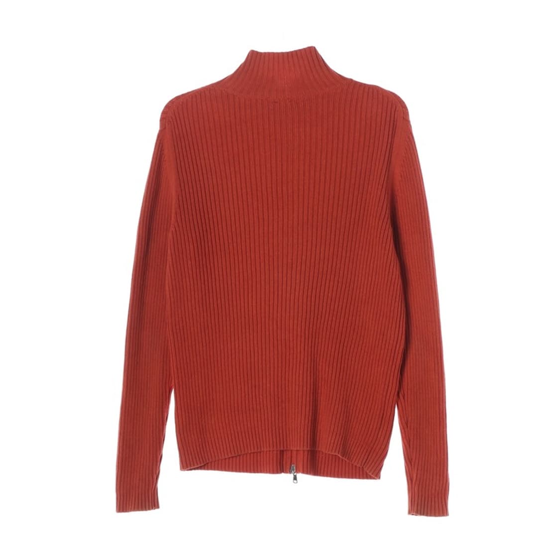 캘빈클라인 진 오렌지 골지 집업 니트 XL 상품이미지2