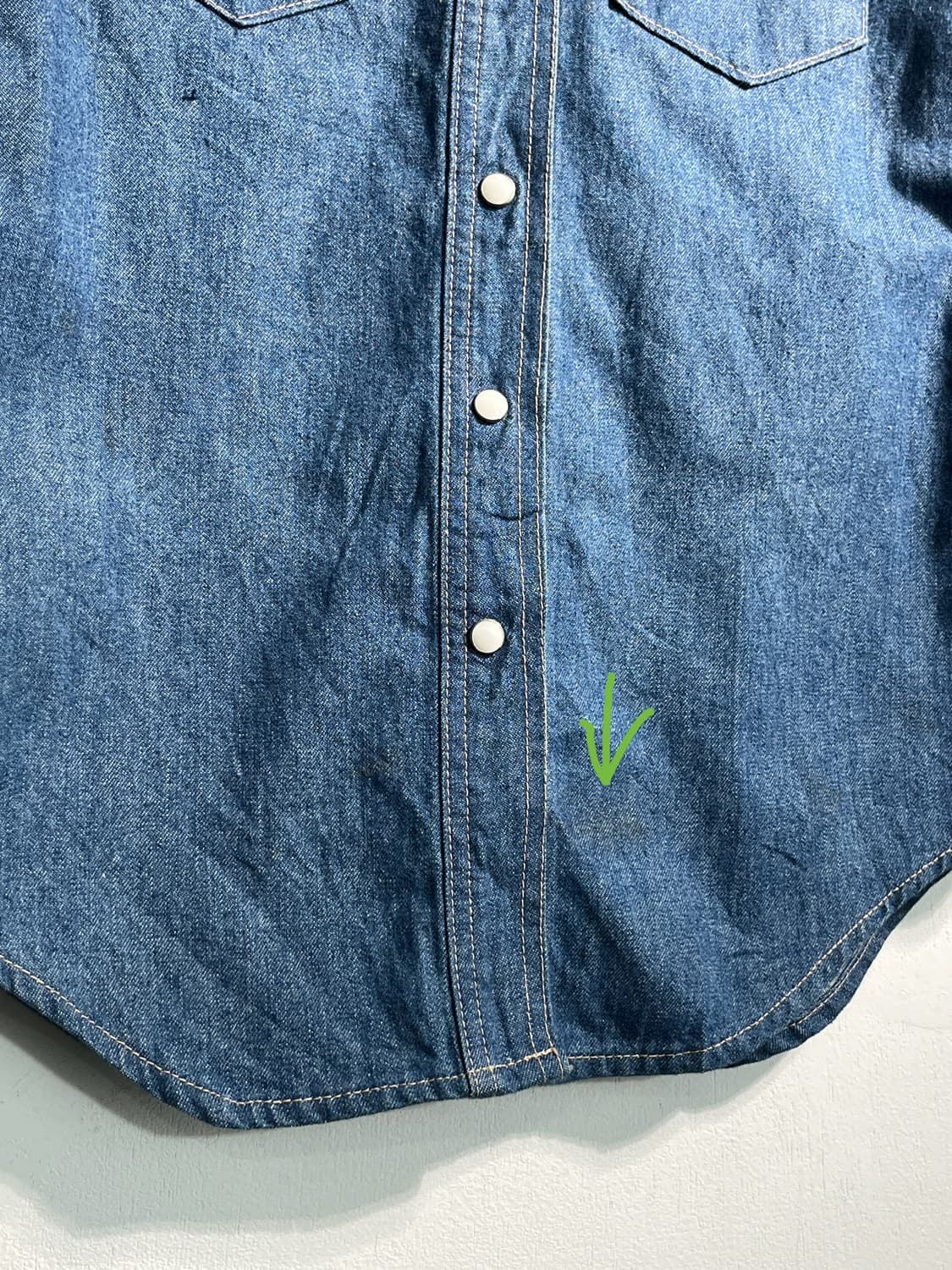 Wrangler 랭글러 데님 셔츠 웨스턴셔츠 청셔츠 상품이미지6