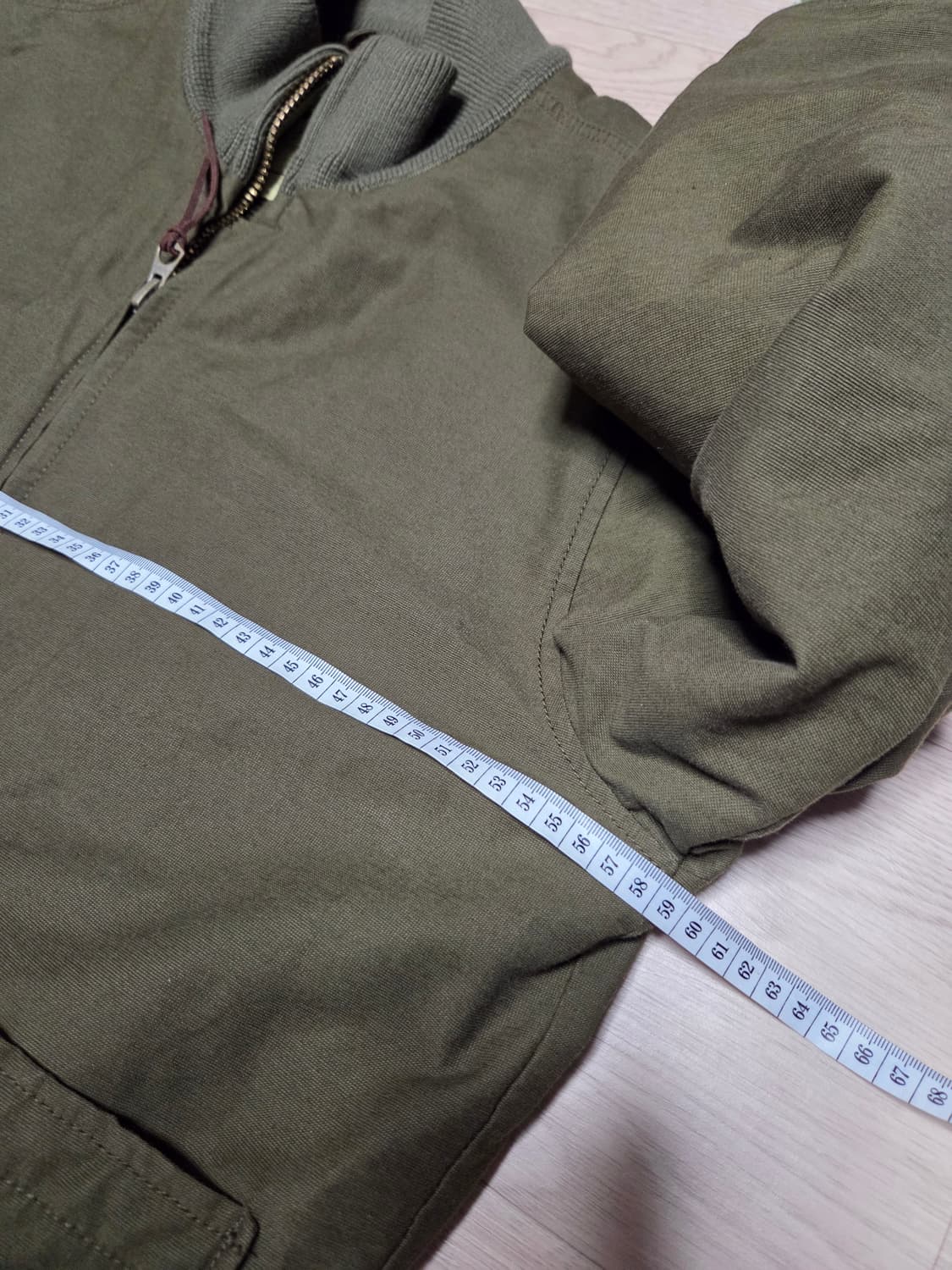 WHO A U 점퍼 밀리터리 상품이미지6