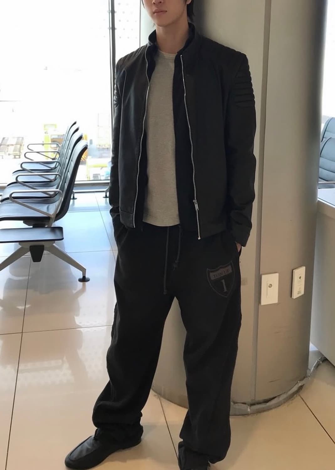 Vintage 레더자켓 (착샷) 상품이미지3