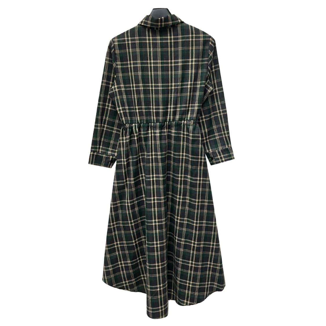 VTG 빈티지 플란넬 체크 롱 원피스 FREE 상품이미지2