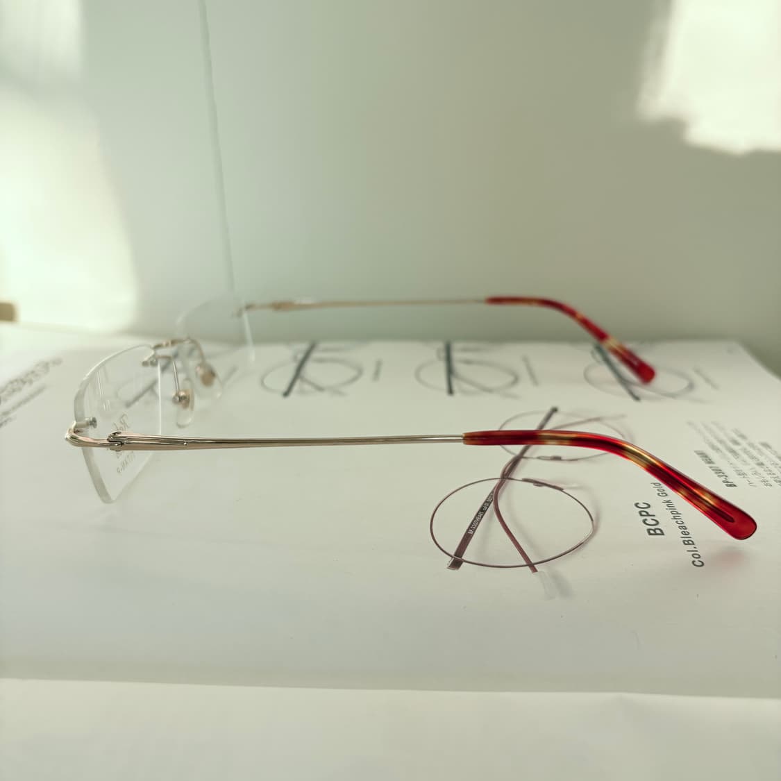 Rebecca 빈티지 무테 안경 상품이미지3