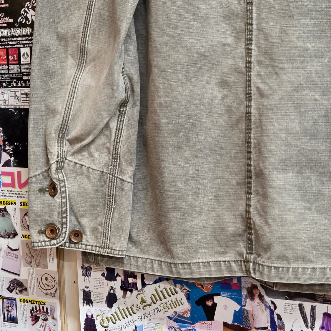 JPN 에드윈 그레이 데님 자켓 상품이미지7