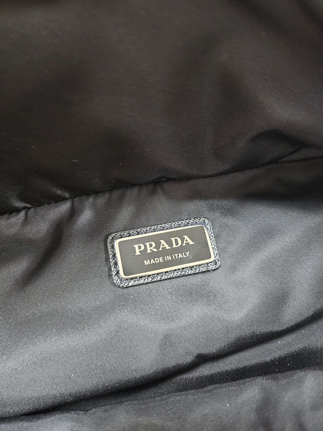 프라다 리나일론 및 사피아노 가죽 숄더백 상품이미지6