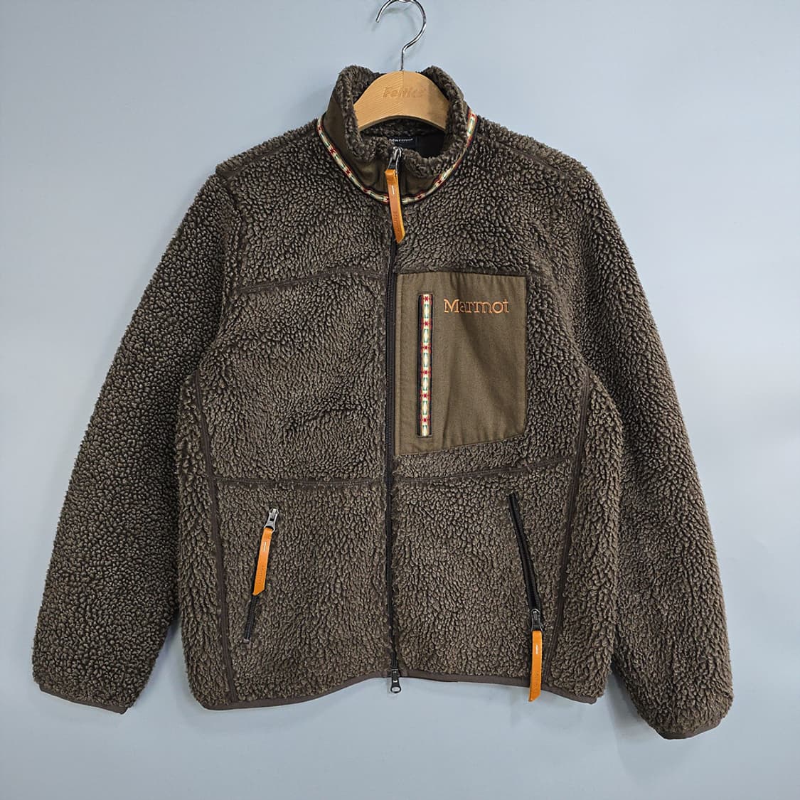 마모트(Marmot) 쉐르파 플리스 집업 자켓 브라운 90 상품이미지1