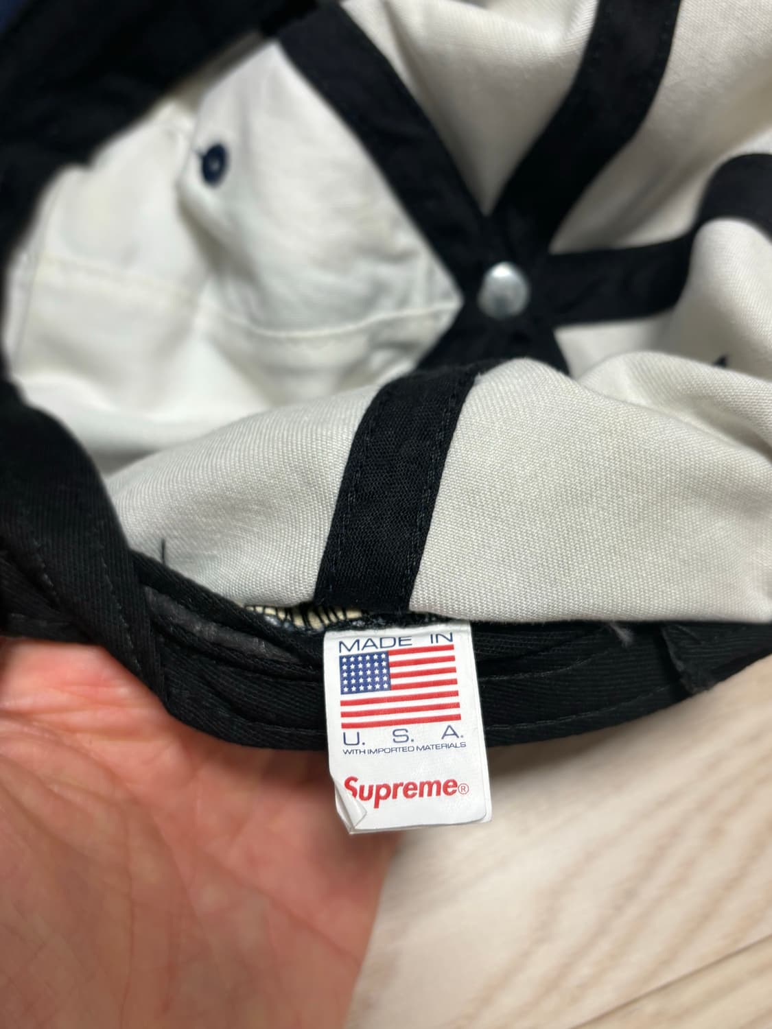 슈프림 22fw 피그먼트 6패널캡 인디고 상품이미지5