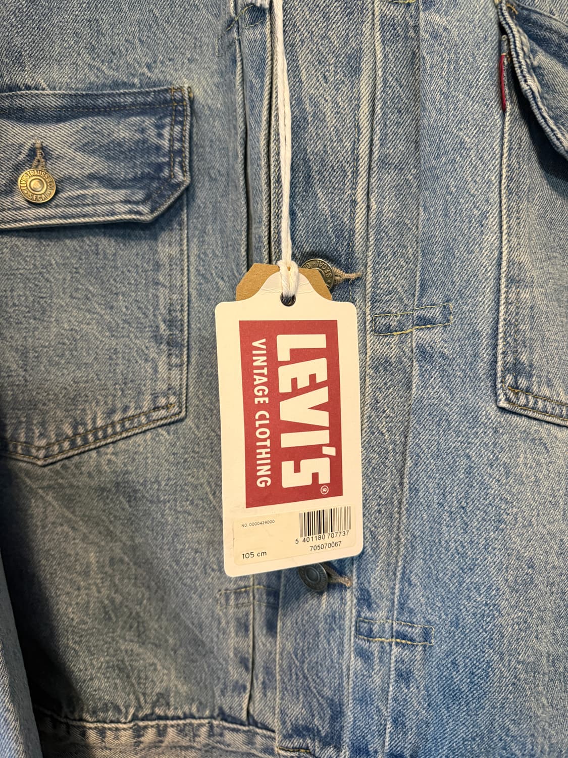 LVC 1953 Type II 507XX Medium Wash XL 상품이미지4