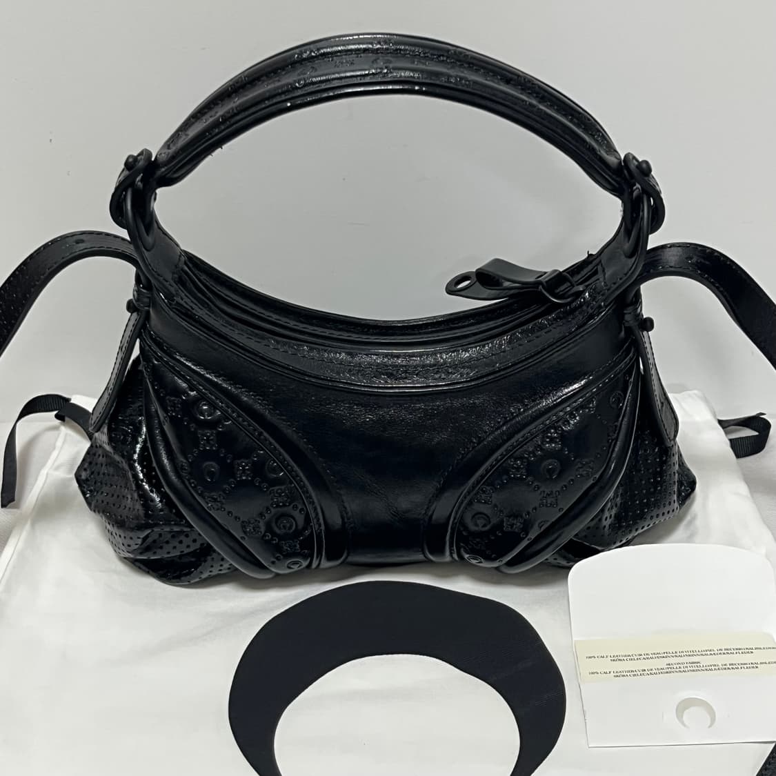 마린세르 25fw 무노그램 엠보스드 레더 퓨추라 미니 백 상품이미지3