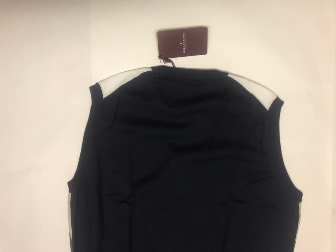 BALLANTYNE(발란타인) 다이아몬드패턴 라운드넥 베스트 상품이미지5