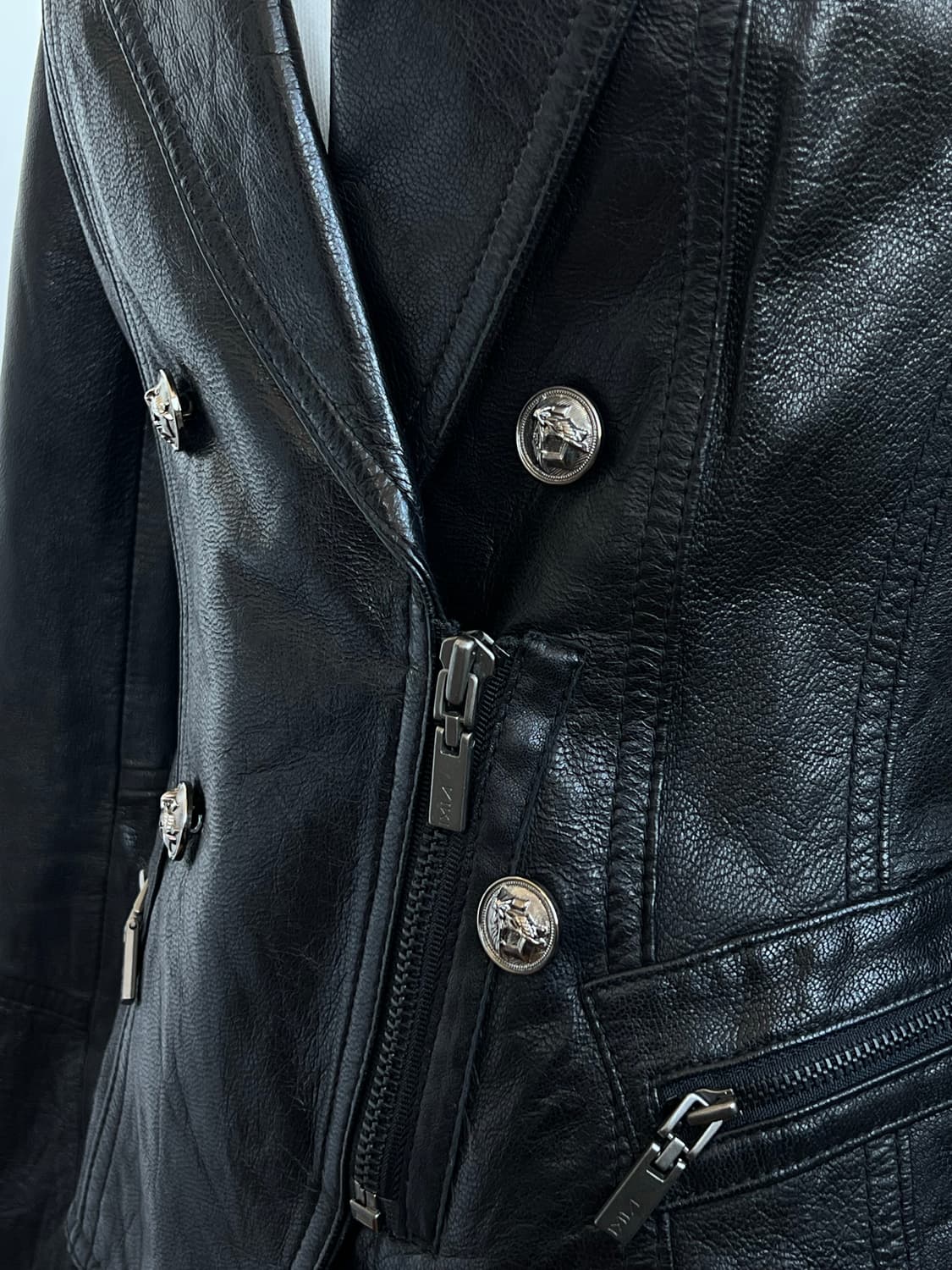 Napoleon Style Leather-Jacket 상품이미지3