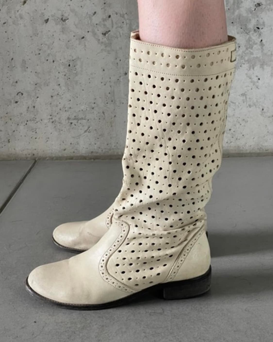 Diesel 디젤 빈티지 크림 부츠 39/250 상품이미지2