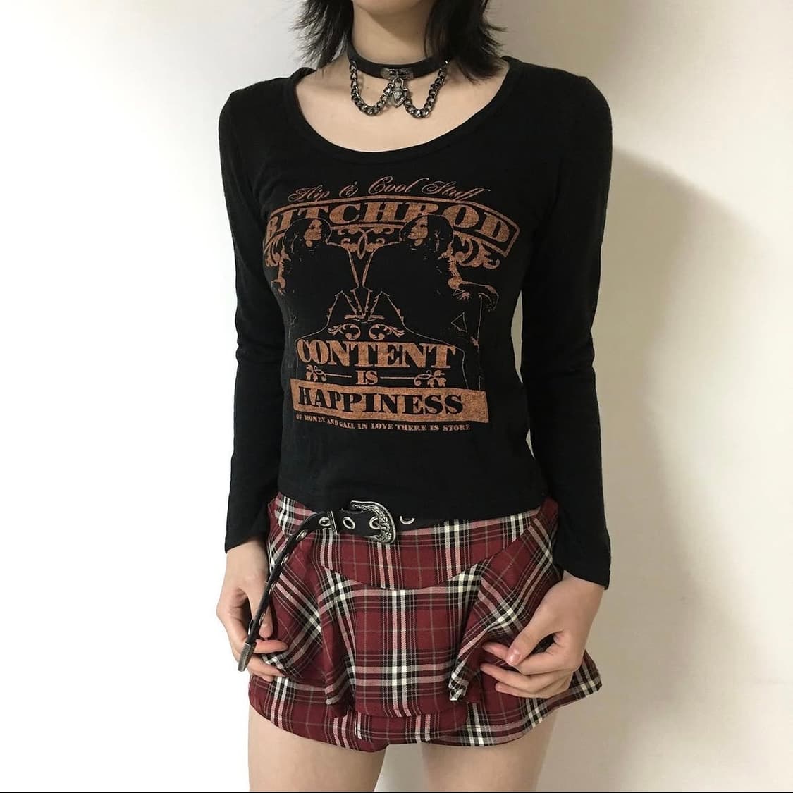 빈티지 펑크 롱 슬리브  상품이미지2