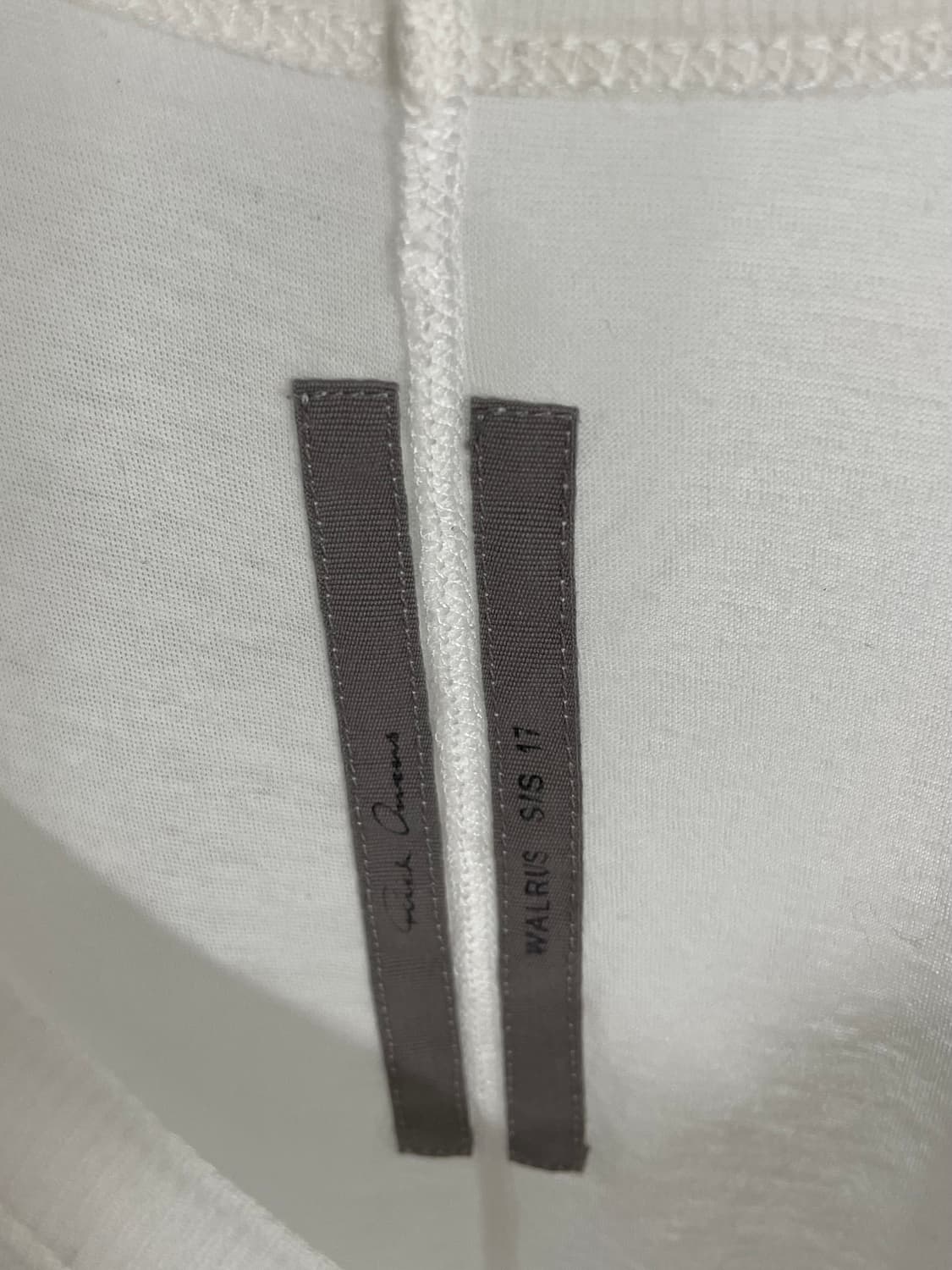 릭오웬스 17SS ‘WARLUS’ 티셔츠 상품이미지5