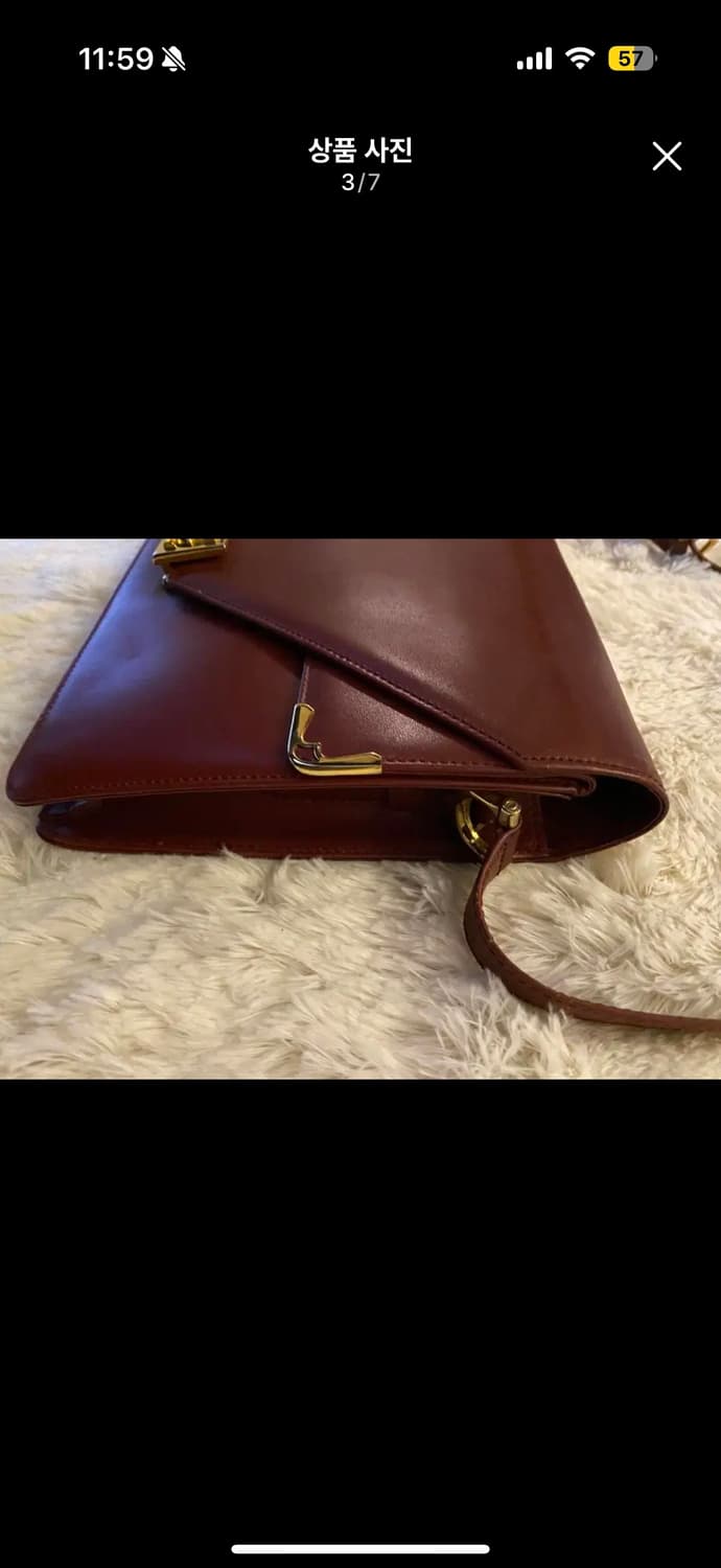 까르띠에 보르도 금장 크로스백 상품이미지3