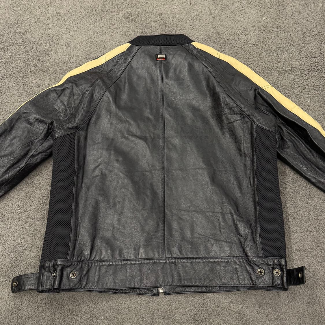 [정품/100] FUBU 후부 빈티지 양가죽 레이싱 바이커자켓 상품이미지4