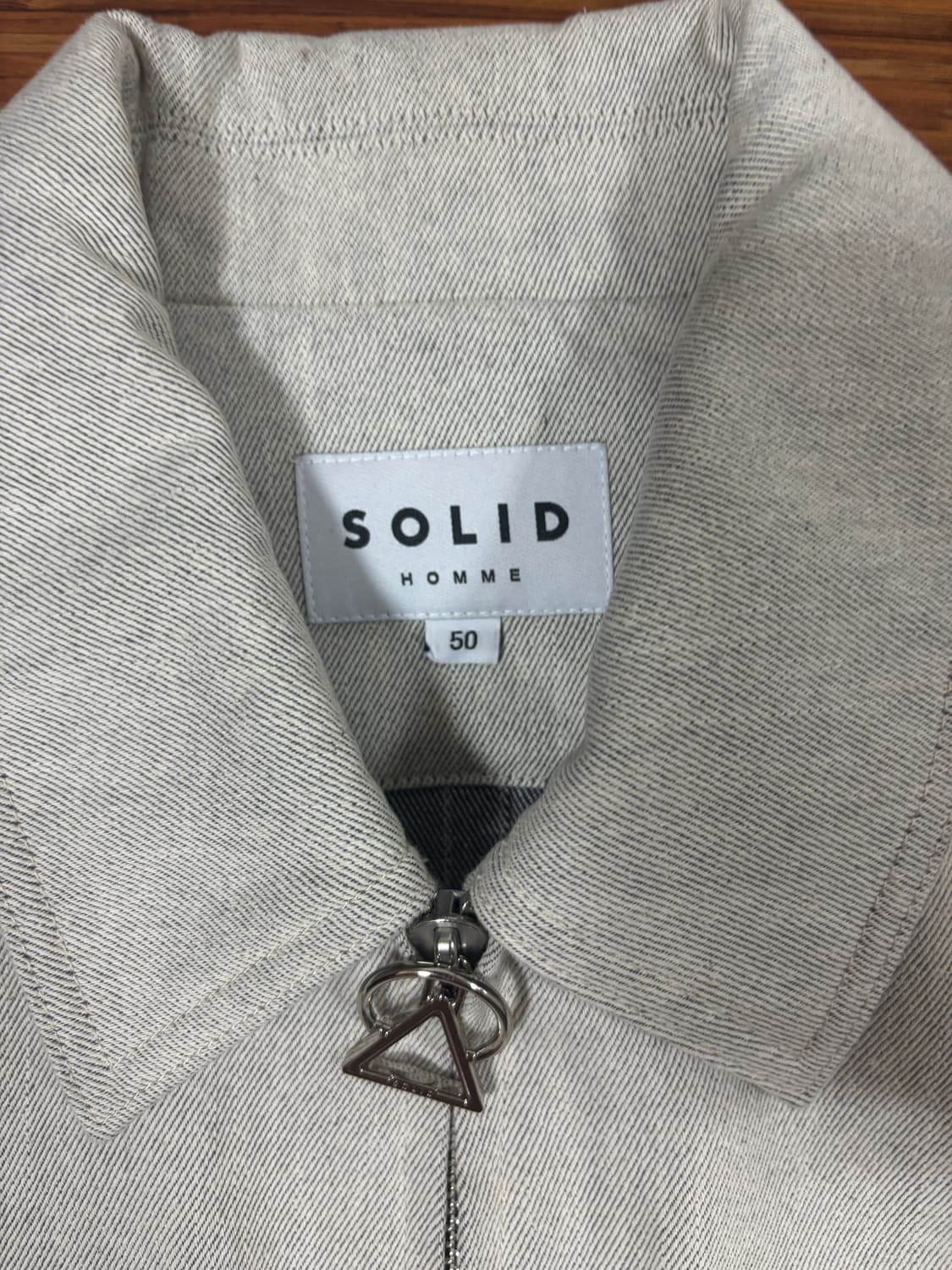 솔리드옴므 그레이 크롭 자켓 상품이미지3