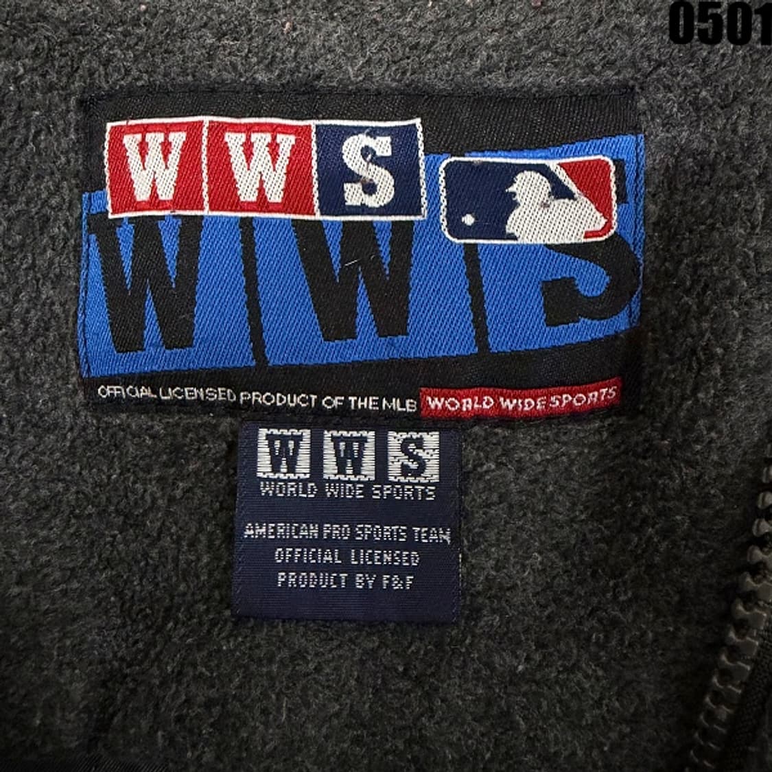 MLB 뉴욕양키스 울 블루종 자켓 WWS 라이선스 95 0501 상품이미지5