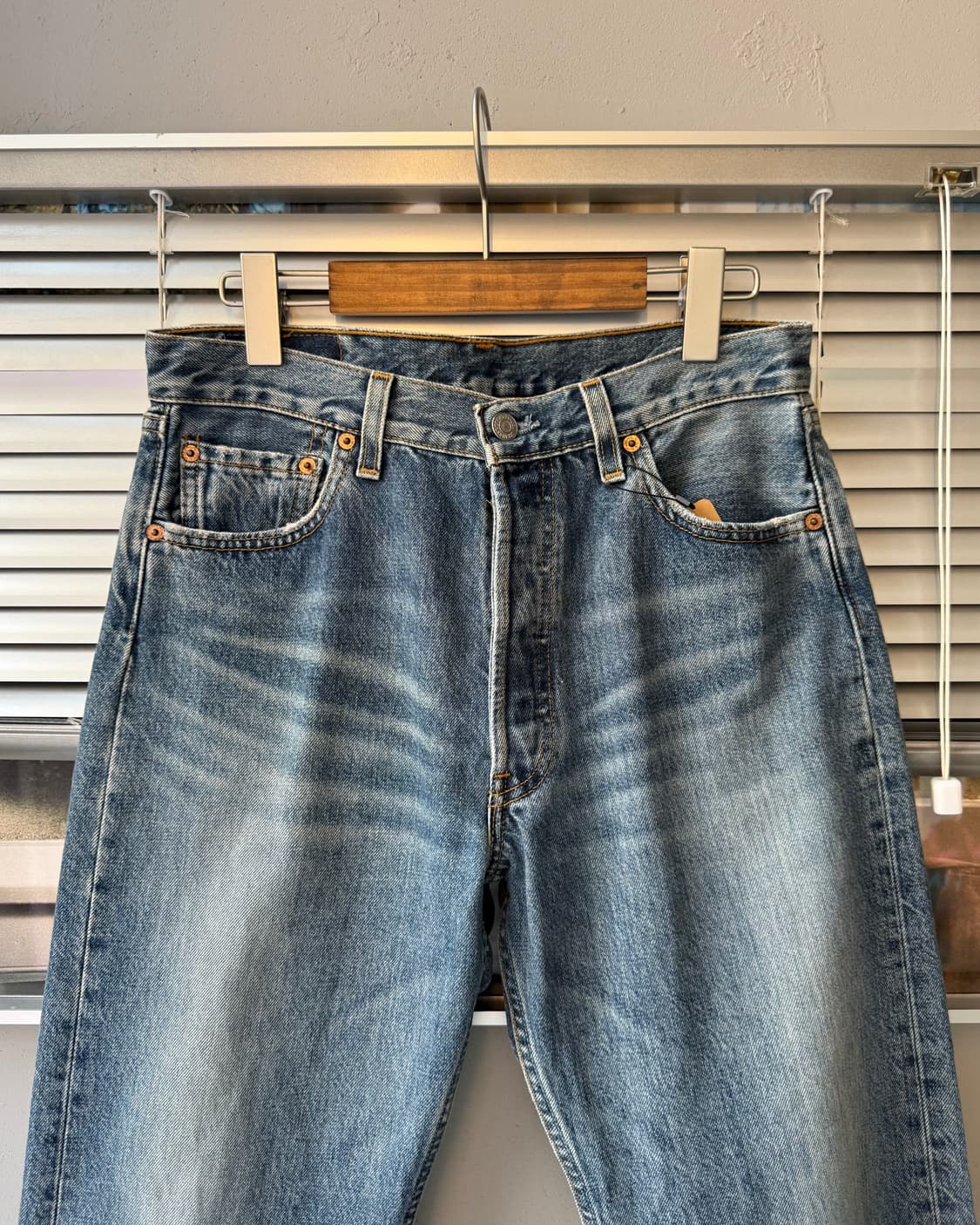 Levi's 501 early 00s USA washed 데님팬츠 상품이미지2